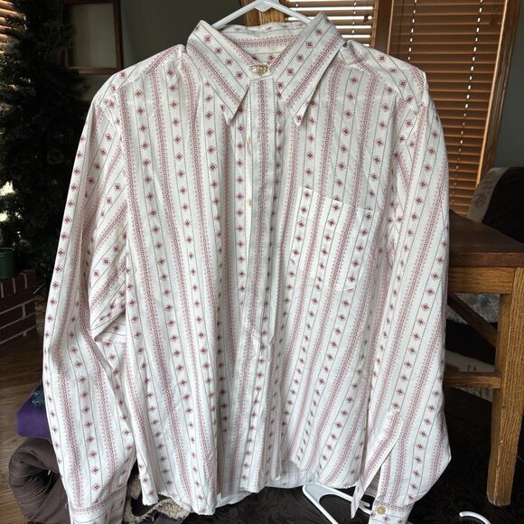 VIntage 90s Fink Classics Mens Shirt Plaid Red Flannel Button Up Medium USA - Picture 1 of 6